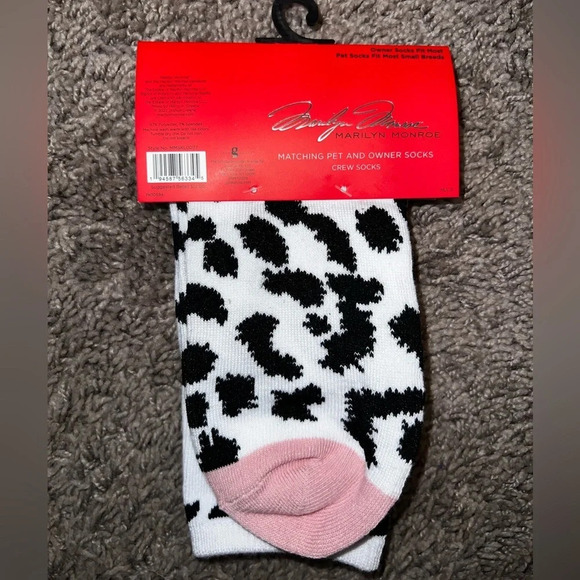 NWT Marilyn Monroe Matching Owner and Pet Socks - Picture 2 of 3